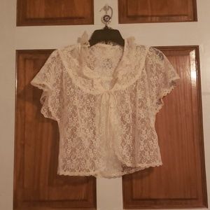 Vintage lace cardigan